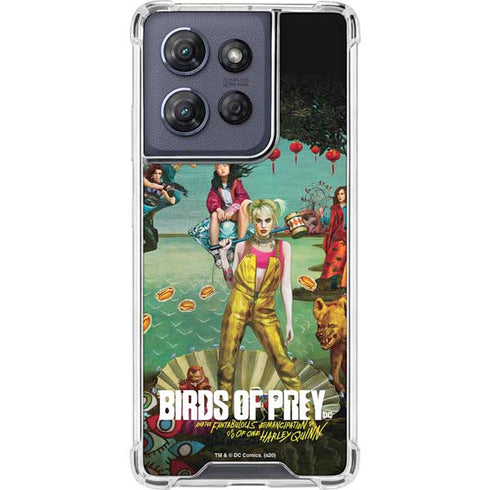 DC Comics Harley Quinn Birds of Prey Variant Movie Poster Moto G Play 5G (2025) Clear Case